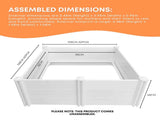 Rooster Farms 0.95m PVC Dog Whelping Box Puppy Birthing Pen - Anti-Crush Rail V238-SUPDZ-40485915590736