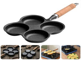 Non-stick Omelet Pan Iron Evenly Heated Kitchenware Cooking 1Set V1366-AZ2-W-21515