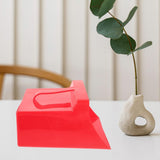 Red Dustpan with Ergonomic Handle for Easy, Efficient Home, Kitchen & Household Cleaning Tasks, V1192-AZ-W-25292