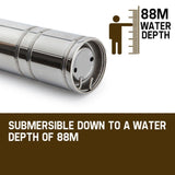 1HP Submersible Bore Water Pump Deep Well Irrigation Stainless Steel 240V V219-PTGWPDEP1095