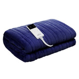 Giselle Bedding Electric Throw Blanket - Navy EB-THROW-RUG-NVB
