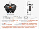 Hydraulic Steering Kit, 90 HP, Hydraulic Steering Helm Pump & Cylinder, with 6.9 MPa/1000 psi Max V952-YYZXXTTJ90HPIVK97001V0