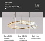BAMDECOR C3342/2 Modern Crystal Chandeliers Lighting Contemporary Wave Chandelier Lighting V255-BAM-C3342/2-6080