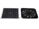 13.5 Inch Solar Powered Fan 100W Round Effective Cooling Solar Panel Fan Kit For Greenhouse Chicken V1294-YM0706-3113230242011