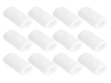 12Pcs Bandage Wrap Natural Latex Elastic Self Adhesive Wrap for Cows Dogs Horses 10cm White V1294-YM0523-3111220104717