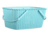 Shower Caddy Bin Strong Plastic Large Opening Smoothing Handle Draining Holes Shower Basket for V1294-YM0901-3117230401211