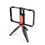 Vlogging Live Broadcast Led Selfie Light Video Rig With Smartphone Handle And Tripod PRL-5111ACD