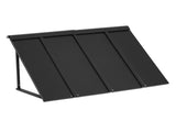 Fixed Metal Awning 1125 610 mm, Window Awning Door Canopy, Stable Triangle Steel Frame Awnings for V952-JSGDSZYP44INH0EP0V0