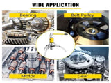 Hydraulic Gear Puller, 15 Ton Max. Capacity Hydraulic Puller, 2 or 3 Jaws Bearing Hub Separator, V952-YYLM15TZTS0000001V0