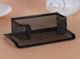 4 Pcs Desktop Mesh Business Card Holder Memo Holder for School Office Desk V1188-WSZ-A-458