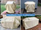 Grill 60 Inch, Outdoor Heavy Duty Waterproof BBQ Grill, All Grills and More, Beige Grill V1192-AZ-W-14933