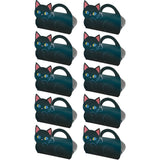 Halloween Kitten Tote Packing Carton Gable Boxes for Party Attractive Gift Boxes with in Handle V1192-AZ-W-30996