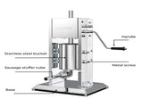 Kitchee 3L Manual Vertical Sausage Filler - Stainless Stuffer Meat Press Machine V238-SUPDZ-32652019761232