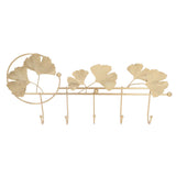 Wall Coat Rack Ginkgo Leaf Design Simple Elegant Style Wide Application Wall Mounted Coat Rack for V1294-YM0715-3115220053411