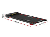 Everfit 3 in 1 Treadmill Electric Walking Pad with Incline Under Desk Home Gym Black TMILL-400-INC-BK
