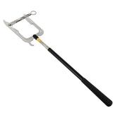 1Set Black Stainless Steel Telescoping Boat Hook Pole Portable Multi Purpose Hook V1192-AZ-W-23902