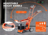 Electric Concrete Floor Grinder 7" Walk-Behind Grinder 2.0HP Concrete Floor Polisher, 1500W Grinding V952-HNTSGJJS13002S4ZDV3