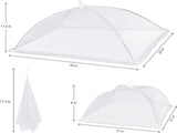Reusable Pop-Up Mesh Food Cover Tent Set, Foldable Insect Net for Picnic Camping Kitchen Dustproof V1107-CS-YCFCZ