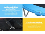 Everfit 12FT Trampoline for Kids w/ Ladder Enclosure Safety Net Pad Gift Round TRAMPO-B-12FT-MC-AB