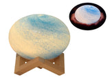Innovative Colorful Remote Control Night Light Dimming Bedside Glass Decorative Planet Table V1294-YM0901-3119240071011