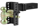 Adjustable Trailer Hitch, 15cm Drop & 11.43cm Rise Hitch Ball Mount with 6.35cm Receiver, Solid V952-SQTQJTCB25221G4VYV0