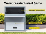 Gardeon Parcel Letterbox Drop Box Package Grey PDB-S-75-GY