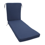 Lounge Chair Cushion with Ties Removable Rain Proof Fade Proof Sun Lounger Replacement Cushion for V1294-YM0901-3116250002513