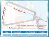 2 Pcs 24 Inch Locking C Clamp Large Opening Jaws Pliers Adjustable with Grip Swivel Pads Alloy Steel V1259-DP01-A-5762