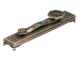 Metal Incense Holder Ruyi Antique Incense Stick Burner for Home Office Yoga Decoration V1294-YM0901-3117210119411