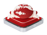 The Earth 3D Paper Sculpture Night Light with Notepad, Silver Base - Elegant Gift Set for Home and V888-ELOSUNG11398