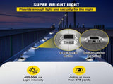 Driveway Lights 12-Pack Solar Driveway Lights Bright White with Screws Solar Deck Lights Outdoor V952-TYNDD12JTWH000001V0