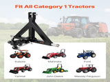 3 Point Trailer Hitch 2 in Receiver, 3pt Quick Hitch Attachment with 3 Trailer Balls, Tractor Tow V952-SJXJSQDKSXTQ3L0DH001V0