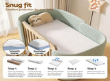 Giselle Bedding Cot Mattress, 11cm Thick Baby Mattress with Tencel Cover MATTRESS-B-COT-DS-11-WH