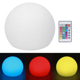 LED Ball Light Outdoor Waterproof RGBW Globe Lamp with 16 Color Dimmable 4 Modes 24 Key Remote V1294-YM0901-3119210158211