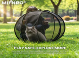 Portable Foldable Pet Playpen Pop Up Mesh Tent for Small Cats Dogs Rabbits Guinea Pigs Indoor V1341-ZY-F645MYCG-BLACK