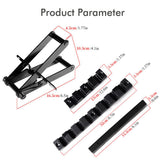 Four-Way Pressure Woodworking Clamp with Scissor-Head and Slotted Fixing Bars for Panel Gluing, V1341-ZY-5L4EAV3H-1PCS