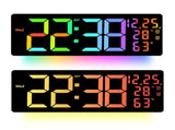 RGB Wall Clock Color Changing Large Size Multi-function Remote Control V1294-YM0901-3115250024311
