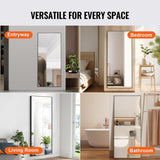 Full Length Mirror, 1800x785 mm, Extra Large Standing Hanging or Leaning Rectangle Floor Mirror with V952-WZJFXLDJ71YC7E8I7V0