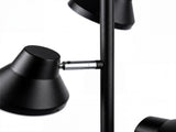 Emitto 3-Light LED Floor Lamp Dimmable Tree Lamp Remote Adjustable Living Room LI0596-BK-3-AU