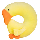 Japanese Anime Duck Plush Dolls Big Goose U Shaped Neck Pillow Cute Stuffed Animal Toy Travel Pillow V1294-YM0523-10321781