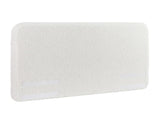 Artiss Queen Headboard for Bed Frame Boucle Fabric No-Assembly Vacuum Compressed Soft Backrest with BED-FOAM-HEAD-SOLIS-Q-WH