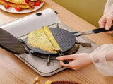 Aluminum Alloy Crepe Maker, Non-Stick Multi-Use Egg & Waffle Maker, Compact Lightweight Breakfast V1366-AZ2-W-20869