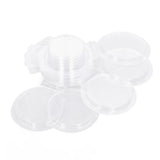 100PCS Wax Melt Molds Calmshell PET Separate Transparent Hanging Hole Empty Wax Melt Container for V1294-YM0710-3117230277411