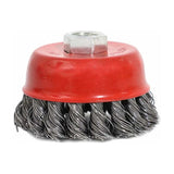 Bevel Brush For Angle Grinder, Metal/Steel, Twisted Wire, Flexible, Diameter 75 And 100 Mm, V1188-MS-227-1657