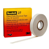 3M Glass Cloth Tape Special Use L20MxW12.7mmx0.18mm White 3M27 V1202-V1-REE3M27