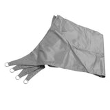 Quadrilateral Shade Sail Garden Sunshade Canopy Rainproof Sun Shade for Outdoor SummerGray 4x5m V1294-YM0901-3111210096812