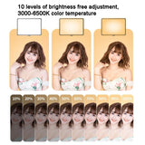 Small Tripod Live Fill Light - 10 Inch Three-Colour Temperature For Photography PRL-7039843060DBT