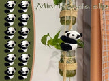 Mini Panda Figurines,Cute Panda Bamboo Toys Panda Cake,Panda Clips Curtain Holder,Home V1259-DP01-A-3055