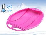 Round Snow Sled Disc for nias & Adults, Durable PP Plastic Sand Slider & Winter Ski Pad, Non-Slip V1189-LWWAL-20260401-06820