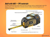 Tooleroo 40m Digital Laser Tape Measure 5m Steel Tape 3-in-1 Cross Marking V238-SUPDZ-41191829241936